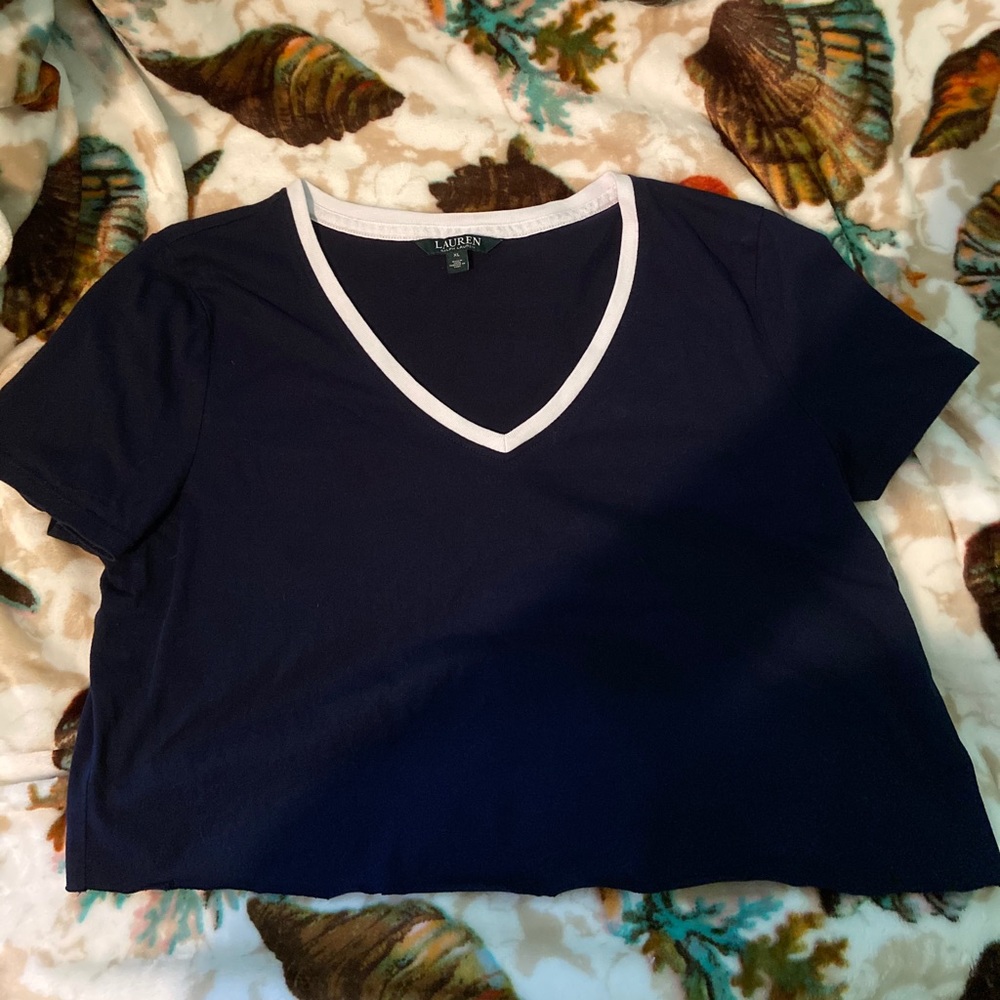 Cropped Ralph Lauren shirt